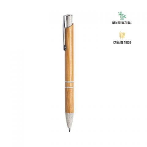 Bolígrafo pulsador de bambú Narciso