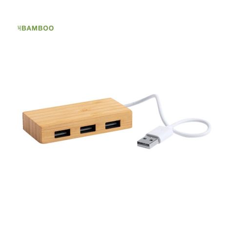 Puerto USB de bambú Haya 